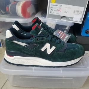 New balance 998 " made in USA " Green / Navy